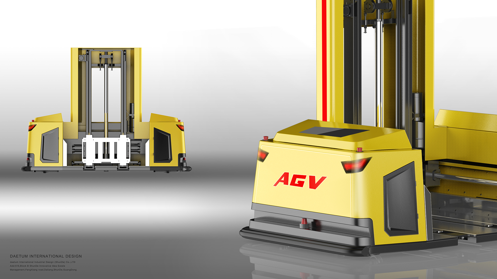 侧边叉车AGV设计,侧边叉车AGV外观设计,侧边叉车AGV产品设计